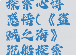 《盗贼之海》沉船探索心得感悟(《盗贼之海》沉船探索心得感悟与收获)