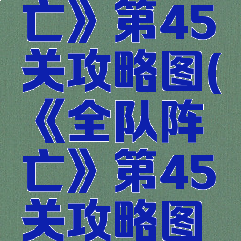 《全队阵亡》第45关攻略图(《全队阵亡》第45关攻略图解)