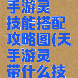 《天谕》手游灵珑技能搭配攻略图(天谕手游灵珑带什么技能)