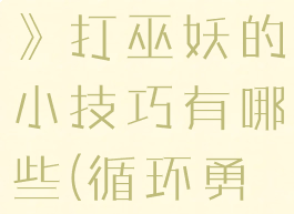 《循环勇者》打巫妖的小技巧有哪些(循环勇者怎么玩)