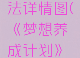 《梦想养成计划》新手的玩法详情图(《梦想养成计划》新手的玩法详情图怎么画)