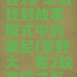 《荒野大镖客2》怎么找到故事模式中的桑尼(荒野大镖客2故事模式怎么看任务)