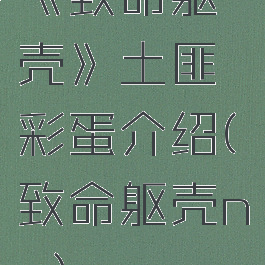 《致命躯壳》土匪彩蛋介绍(致命躯壳ns)