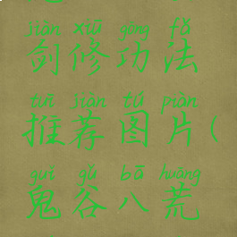 《鬼谷八荒》元婴剑修功法推荐图片(鬼谷八荒元婴剑修攻略)
