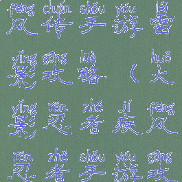 火影忍者疾风传手游雷影攻略(火影忍者疾风忍者手游攻略)