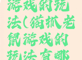猫抓老鼠游戏的玩法(猫抓老鼠游戏的玩法有哪些)