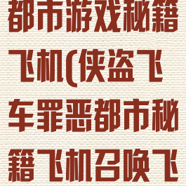 侠盗飞车罪恶都市游戏秘籍飞机(侠盗飞车罪恶都市秘籍飞机召唤飞机)