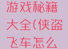 侠盗飞车游戏秘籍大全(侠盗飞车怎么秘籍大全)