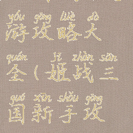 三国战姬手游攻略大全(姬战三国新手攻略)