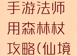 仙境传说手游法师用森林杖攻略(仙境家园法杖)