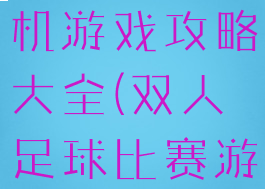 双人足球单机游戏攻略大全(双人足球比赛游戏)