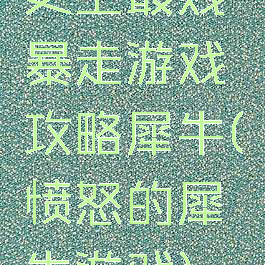 史上最贱暴走游戏攻略犀牛(愤怒的犀牛游戏)