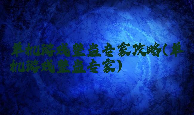 单机游戏整蛊专家攻略(单机游戏整蛊专家)