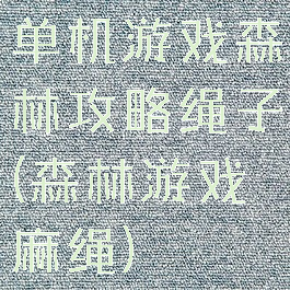 单机游戏森林攻略绳子(森林游戏麻绳)