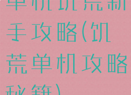单机饥荒新手攻略(饥荒单机攻略秘籍)