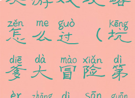 坑爹大冒险第二章第三关游戏攻略怎么过(坑爹大冒险第二章第三关游戏攻略怎么过视频)