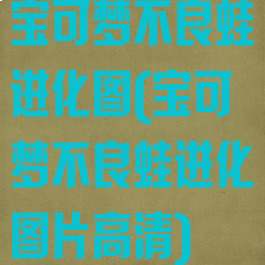 宝可梦不良蛙进化图(宝可梦不良蛙进化图片高清)