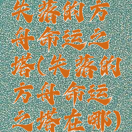 失落的方舟命运之塔(失落的方舟命运之塔在哪)