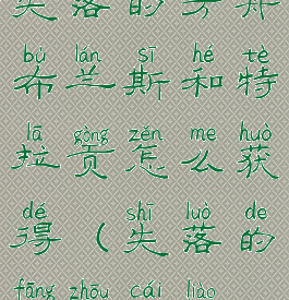 失落的方舟布兰斯和特拉贡怎么获得(失落的方舟材料)