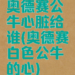 奥德赛公牛心脏给谁(奥德赛白色公牛的心)