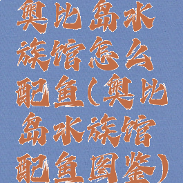 奥比岛水族馆怎么配鱼(奥比岛水族馆配鱼图鉴)