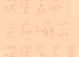 巫师3鹤山城堡在哪(巫师3鹤山城堡怎么去)