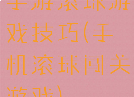 手游滚球游戏技巧(手机滚球闯关游戏)