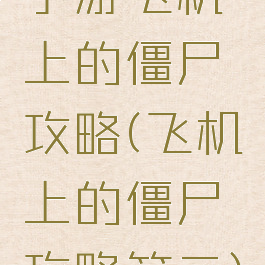 手游飞机上的僵尸攻略(飞机上的僵尸攻略第二)