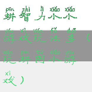 拼智力小小游戏玩法多(玩拼图小游戏)