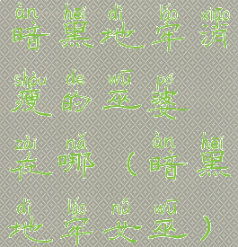 暗黑地牢消瘦的巫婆在哪(暗黑地牢女巫)