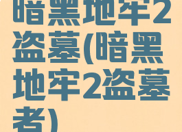 暗黑地牢2盗墓(暗黑地牢2盗墓者)