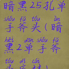 暗黑25孔单手斧头(暗黑2单手斧头底材)
