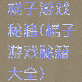 梯子游戏秘籍(梯子游戏秘籍大全)