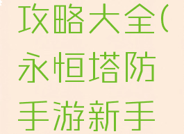 永恒塔防手游新手攻略大全(永恒塔防手游新手攻略大全图)