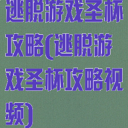 逃脱游戏圣杯攻略(逃脱游戏圣杯攻略视频)