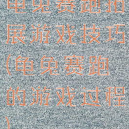 龟兔赛跑拓展游戏技巧(龟兔赛跑的游戏过程)