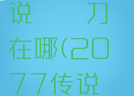 2077传说螳螂刀在哪(2077传说螳螂刀怎么装)