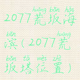 2077荒坂海滨(2077荒坂塔位置)