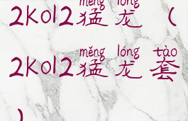 2kol2猛龙(2kol2猛龙套)