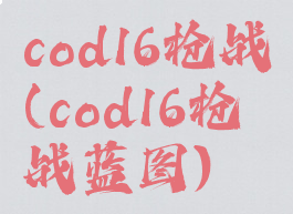 cod16枪战(cod16枪战蓝图)
