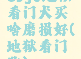 csgo地狱看门犬买啥磨损好(地狱看门狗)