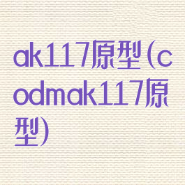 ak117原型(codmak117原型)