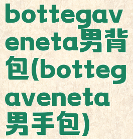 bottegaveneta男背包(bottegaveneta男手包)