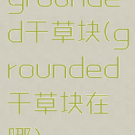 grounded干草块(grounded干草块在哪)