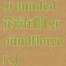 grounded花瓣在哪(groundflowers)