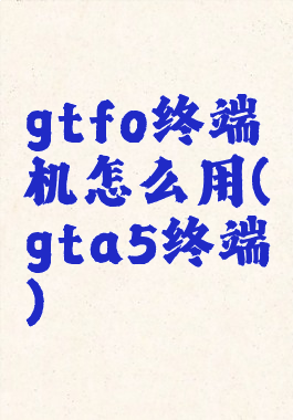 gtfo终端机怎么用(gta5终端)