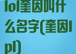 lol奎因叫什么名字(奎因lpl)