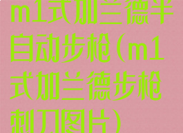 m1式加兰德半自动步枪(m1式加兰德步枪刺刀图片)