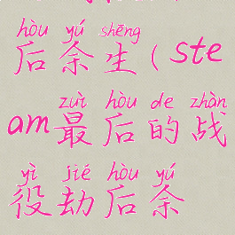 steam最后的战役劫后余生(steam最后的战役劫后余生怎么联机)