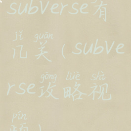 subverse有几关(subverse攻略视频)